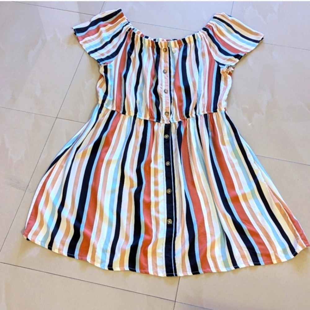 J for Justify Multicolor Striped Mini Dress